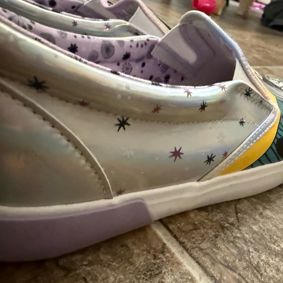 Disney Women's Slip-On Sneakers - Black and Multicolor - Picture 5 of 6